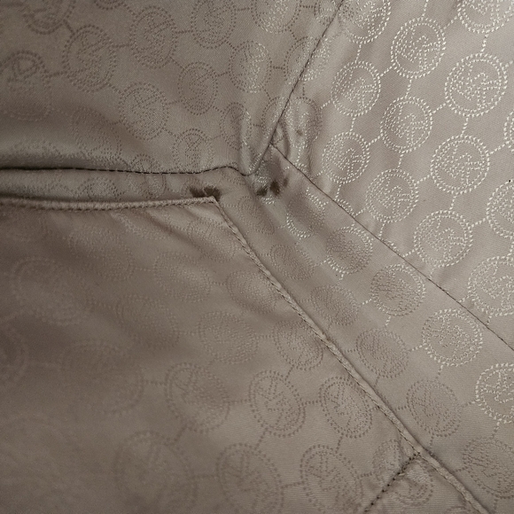 Michael Kors Hamilton Traveler Green Leather Satchel Bag - Picture 13 of 17